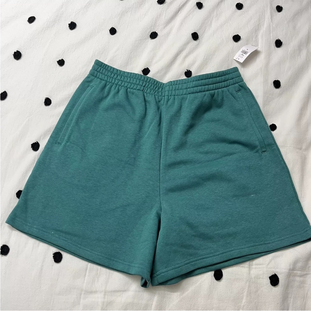 NWT Gap Emerald Green Mom Sweatshorts